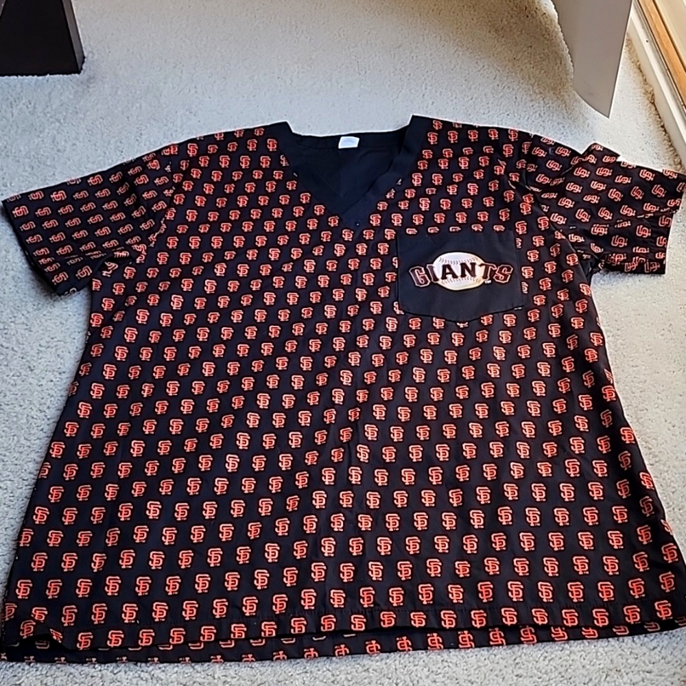 San Francisco Giants xl scrub top